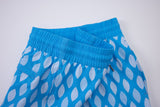Azure Wave Swim Shorts -Skyblue
