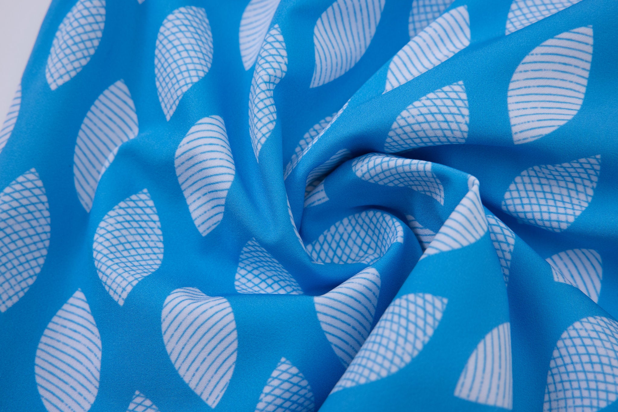 Azure Wave Swim Shorts -Skyblue