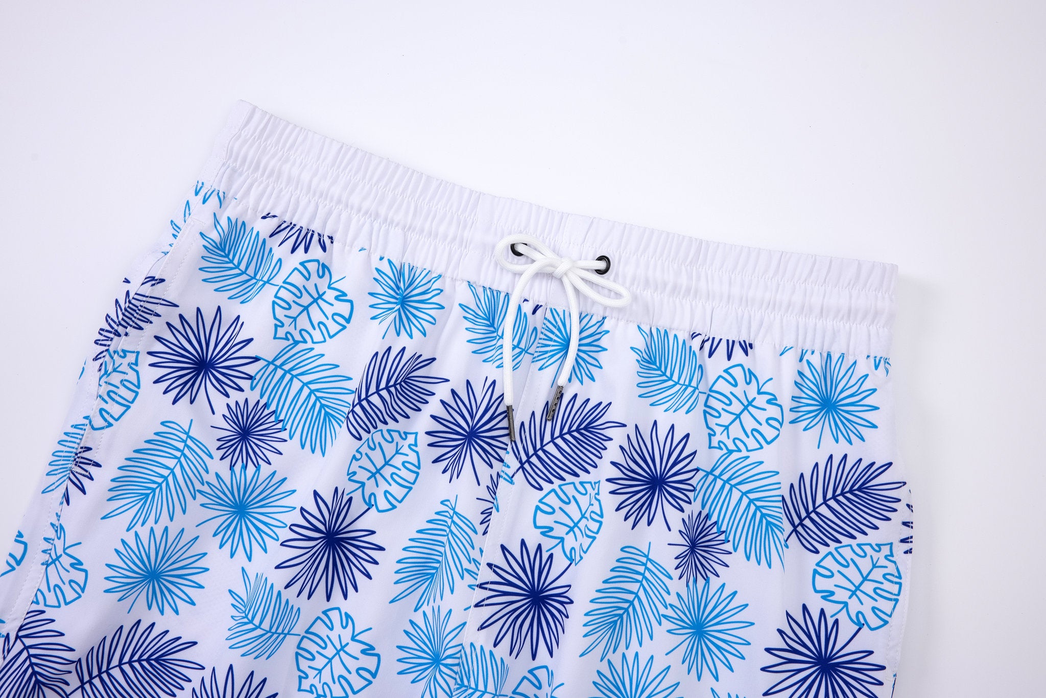 Tropical Swim Short - White
