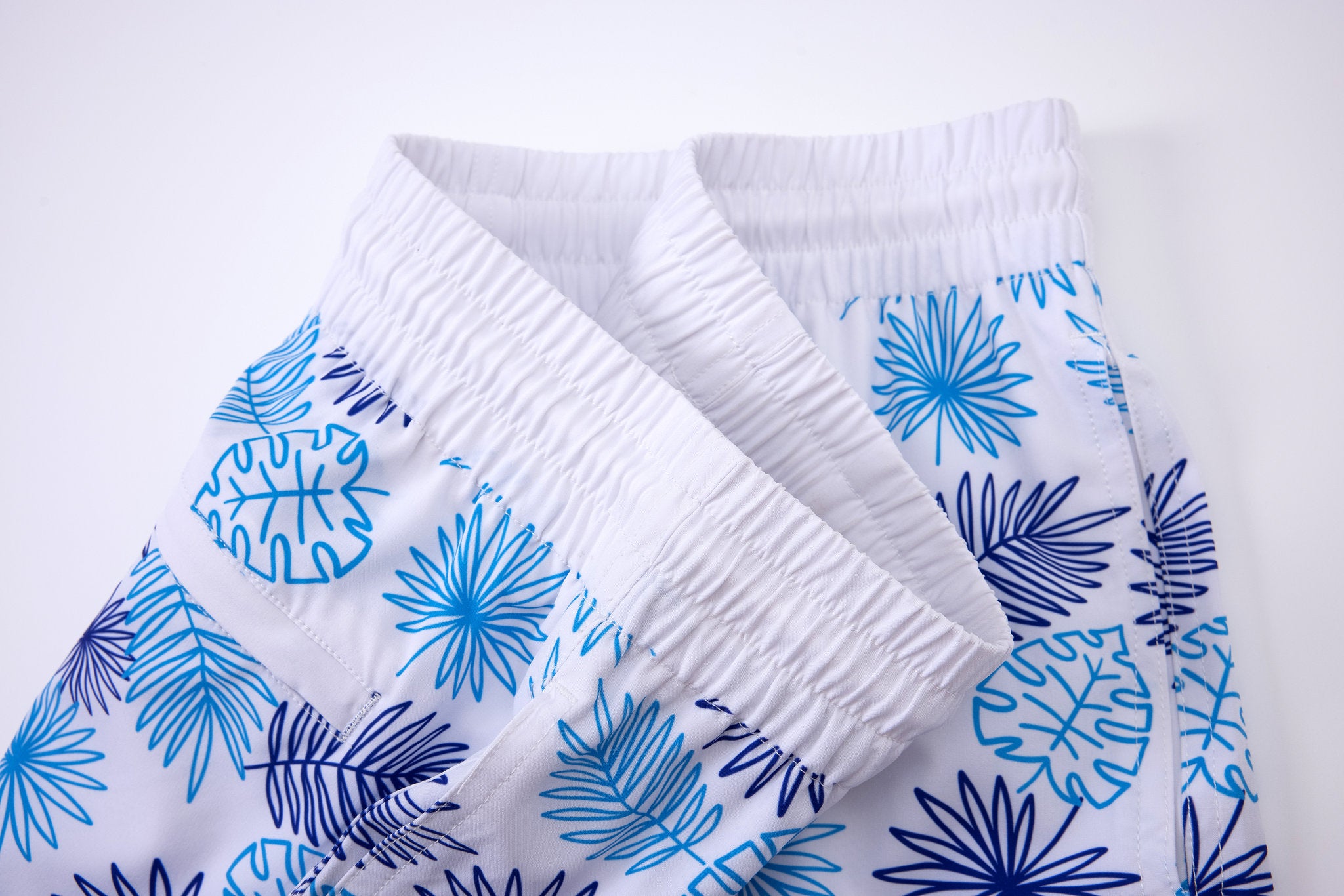 Tropical Swim Short - White