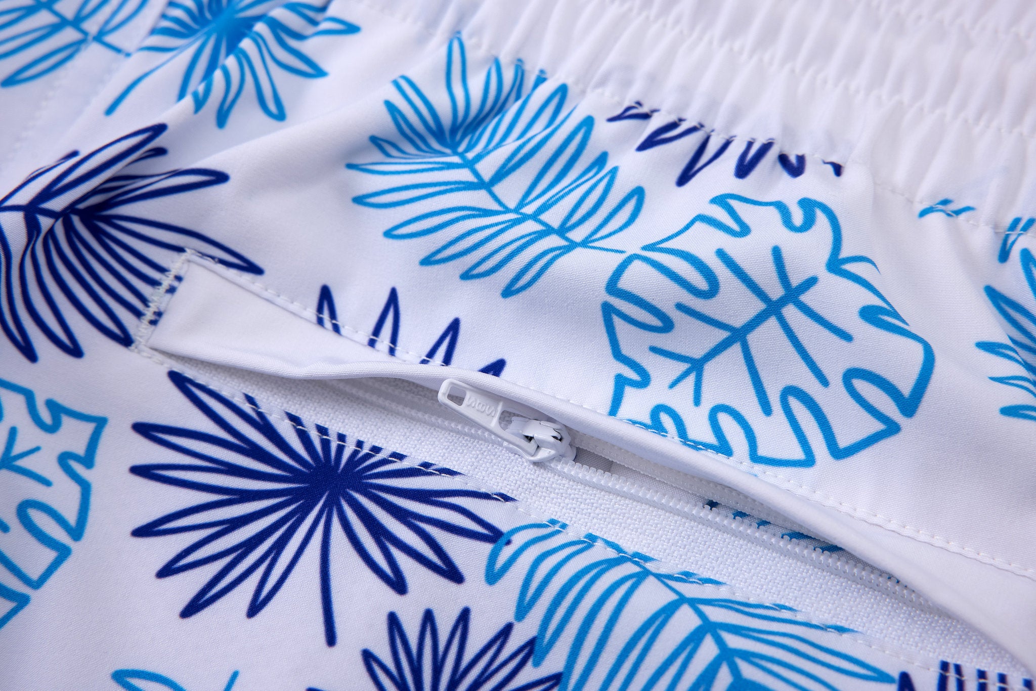 Tropical Swim Short - White