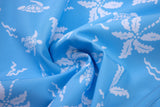 Aqua Palms Swim Shorts -Sky-Blue