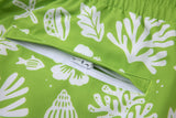 Sea Leaves Swim Short -Green