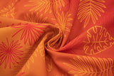 Tropical Swim Short -Orange-Red