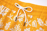 Sea Leaves Swim Short -Yellow