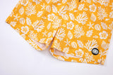 Sea Leaves Swim Short -Yellow