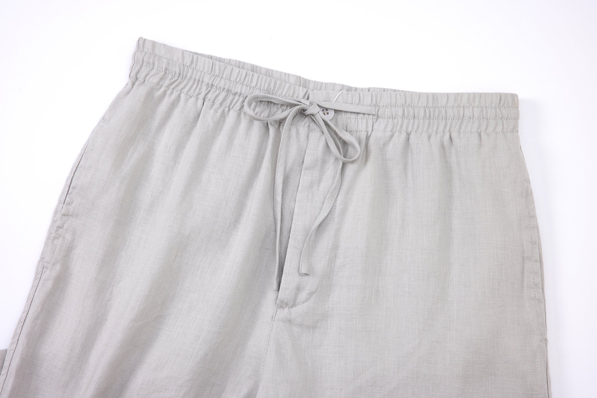 Linen Pants-Grey