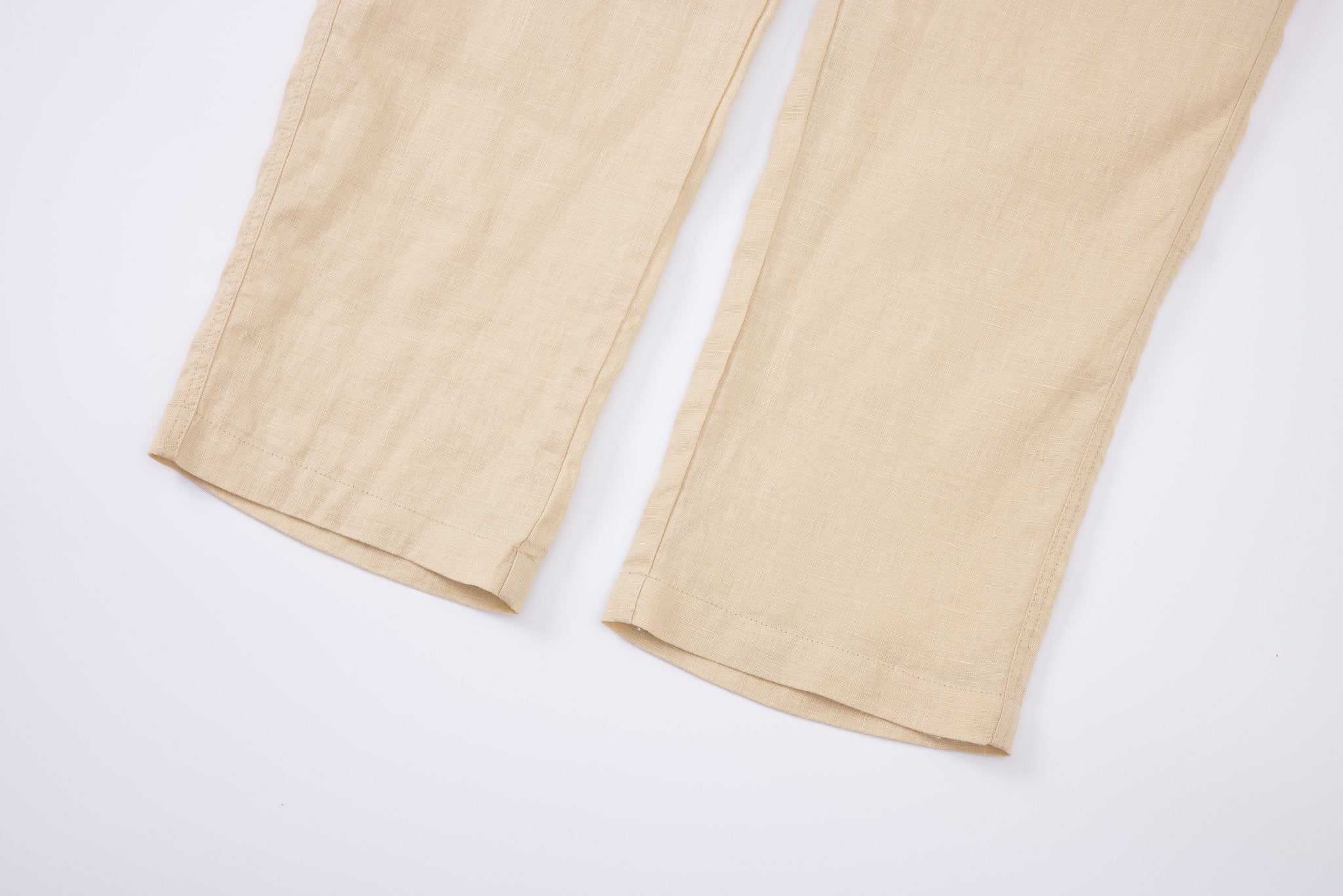 Linen Pants-Beige
