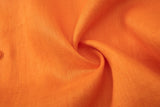 linen short sleeves -Orange