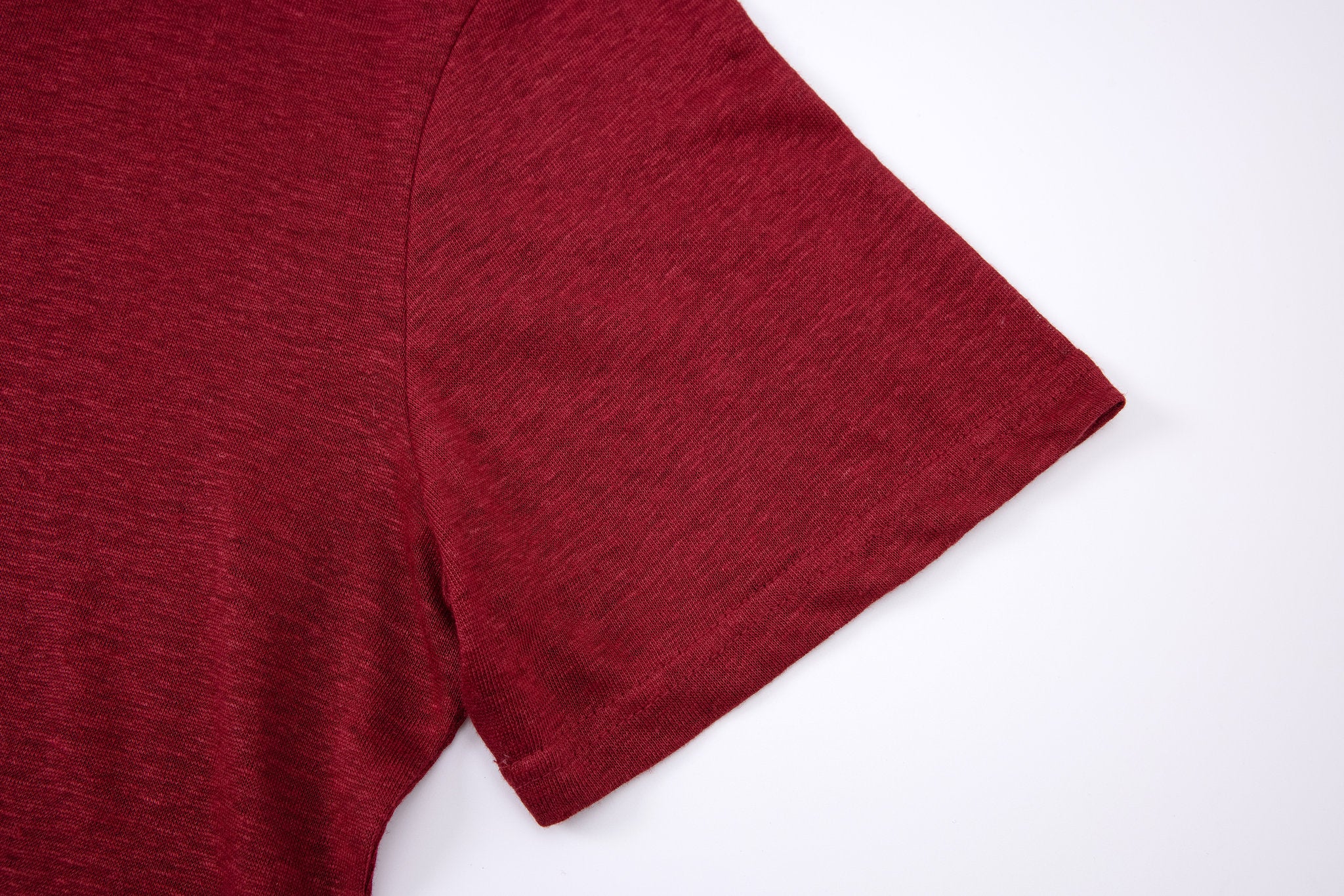 polo linen -Burgundy