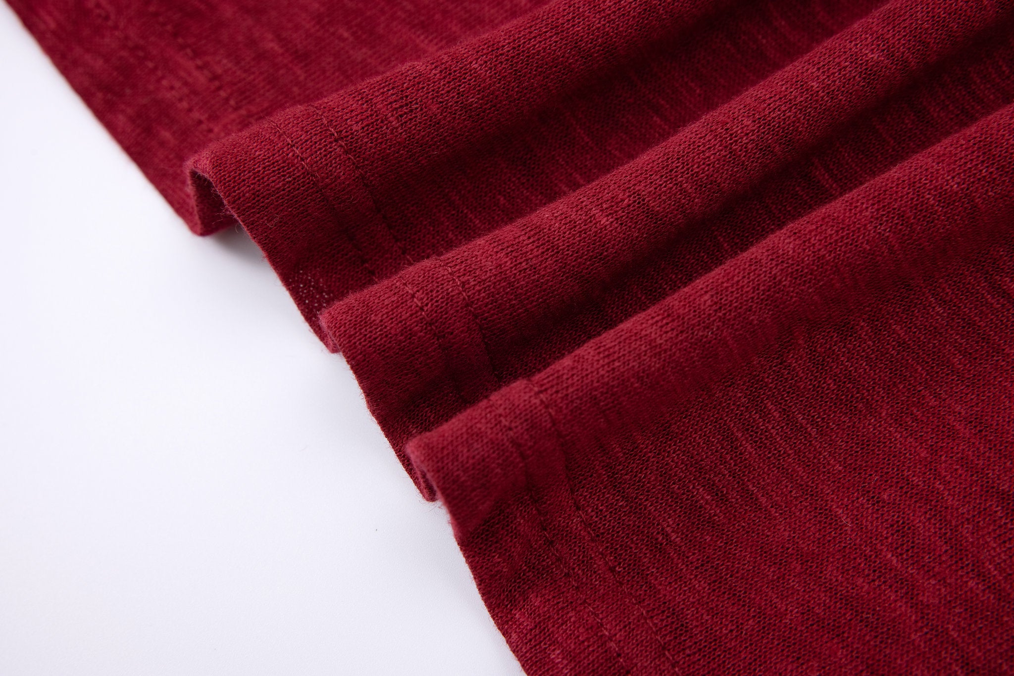 polo linen -Burgundy