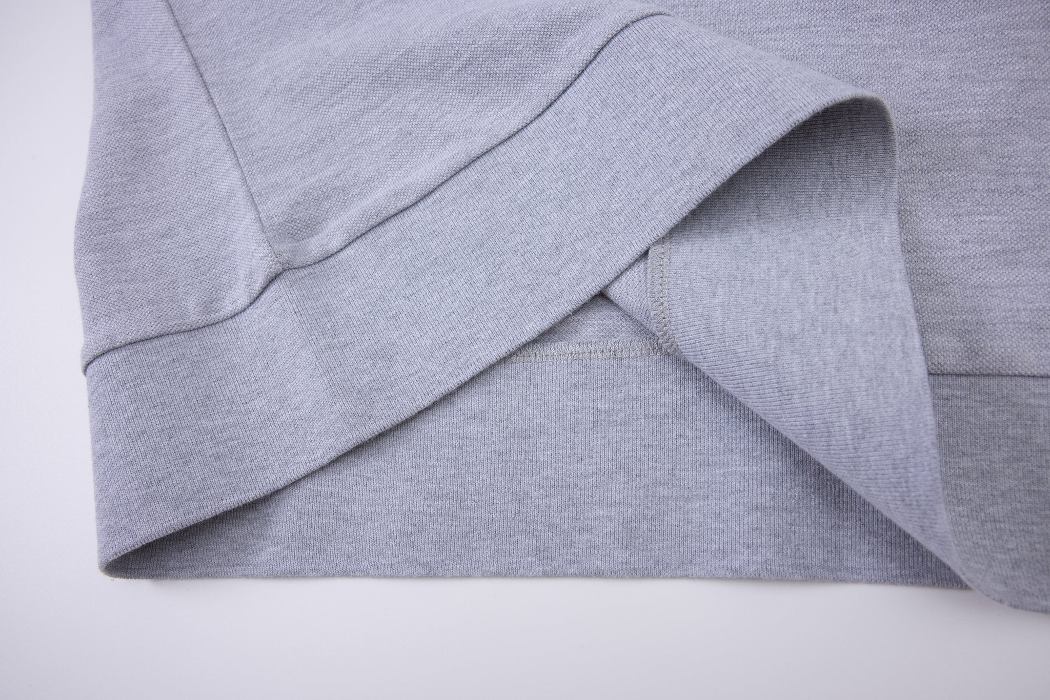 open collar -Light-Gray