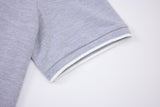 open collar -Light-Gray