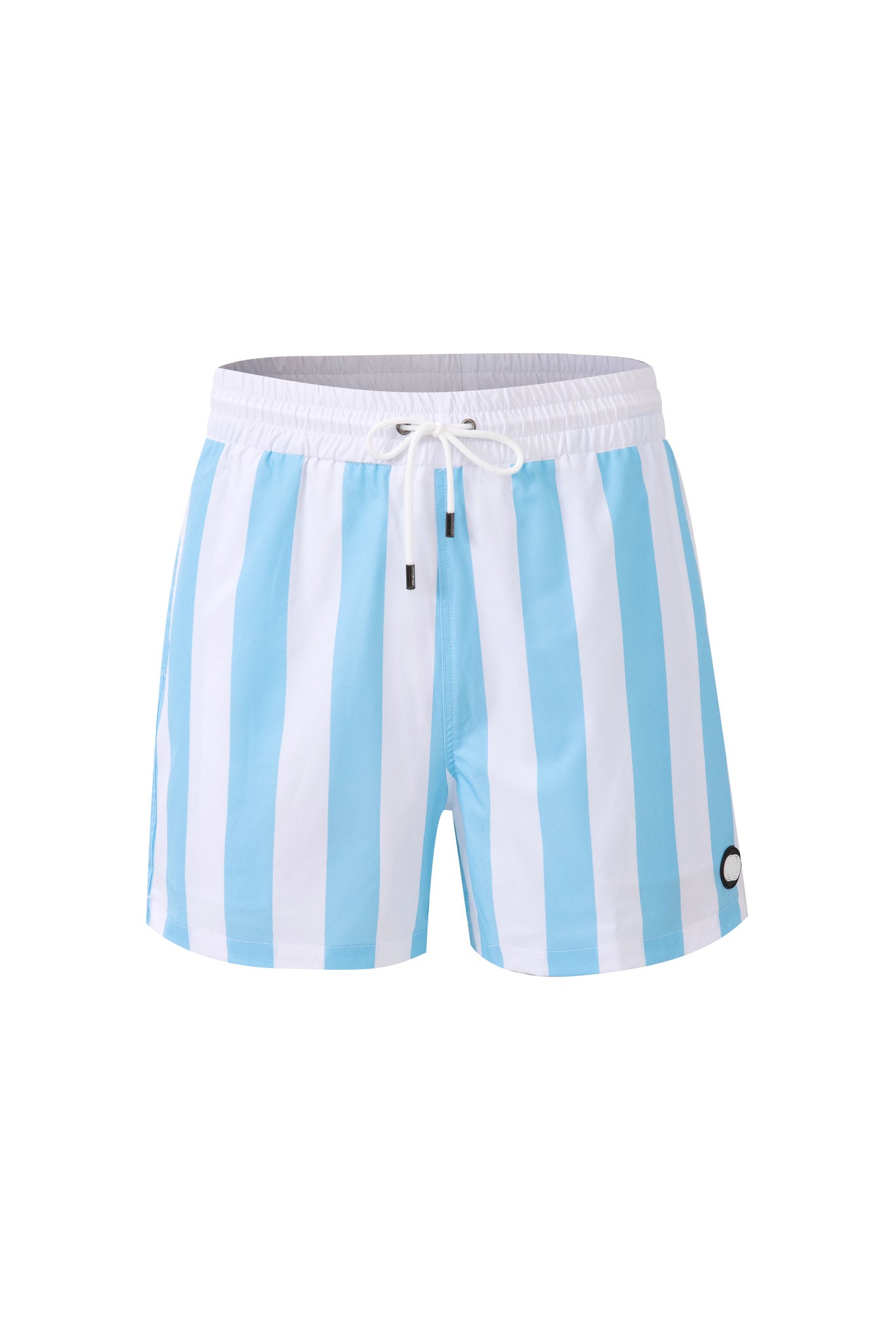 Swimming shorts-Stripe-Baby-Blue