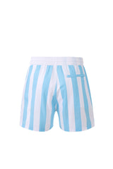 Swimming shorts-Stripe-Baby-Blue