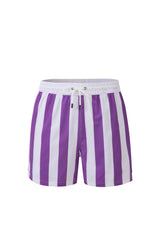 Swimming shorts-Stripe-Purple