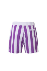Swimming shorts-Stripe-Purple