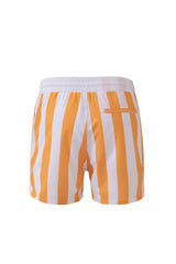 Swimming shorts-Stripe-Orange