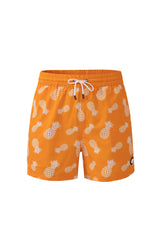 Swimming shorts-Pineapple-Teal-Orange