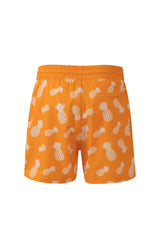 Swimming shorts-Pineapple-Teal-Orange