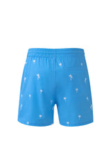 Swimming shorts-Palms-Baby-Blue
