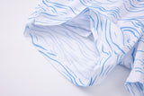 Swimming shorts-Waves-Babyblue