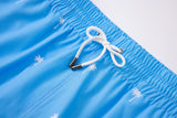 Swimming shorts-Palms-Baby-Blue