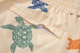 Swimming shorts-Sand-Turtle-Beige