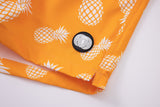 Swimming shorts-Pineapple-Teal-Orange