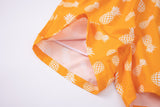 Swimming shorts-Pineapple-Teal-Orange