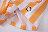 Swimming shorts-Stripe-Orange