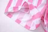 Swimming shorts-Stripe-Pink