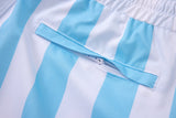 Swimming shorts-Stripe-Baby-Blue