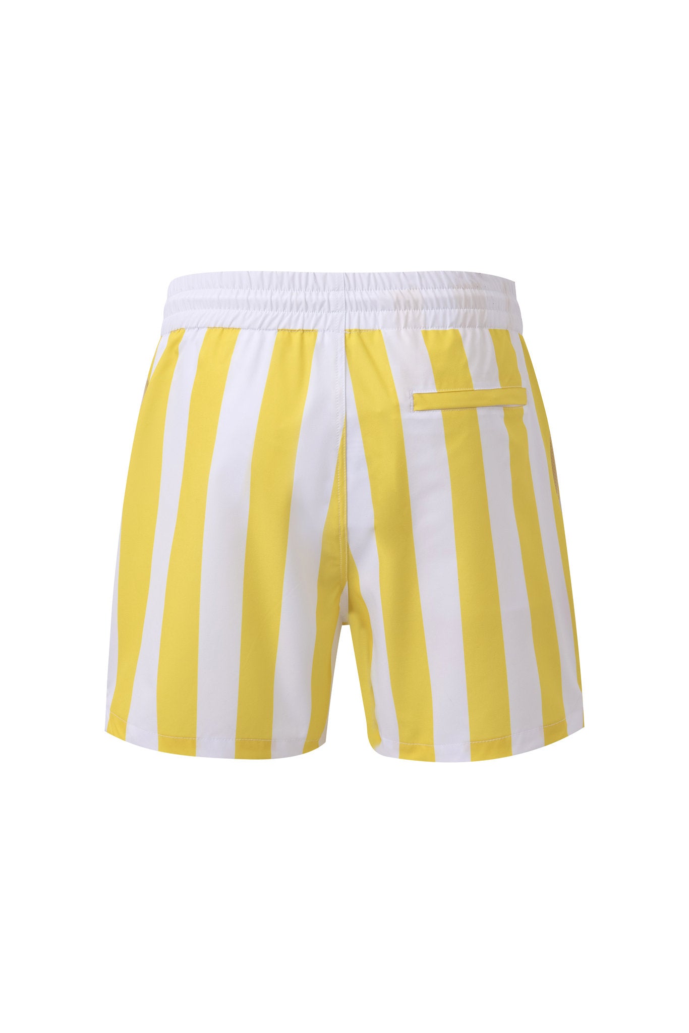 Swimming shorts-Stripe-Yellow