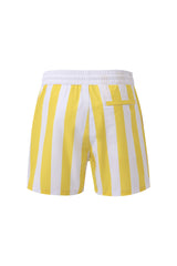 Swimming shorts-Stripe-Yellow