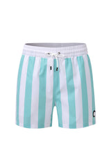 Swimming shorts-Stripe-Mint-Green