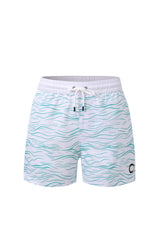 Swimming shorts-Waves-Green