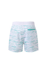 Swimming shorts-Waves-Green