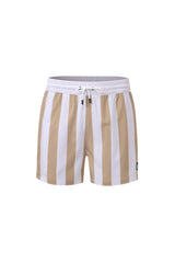 Swimming shorts-Stripe-Baige