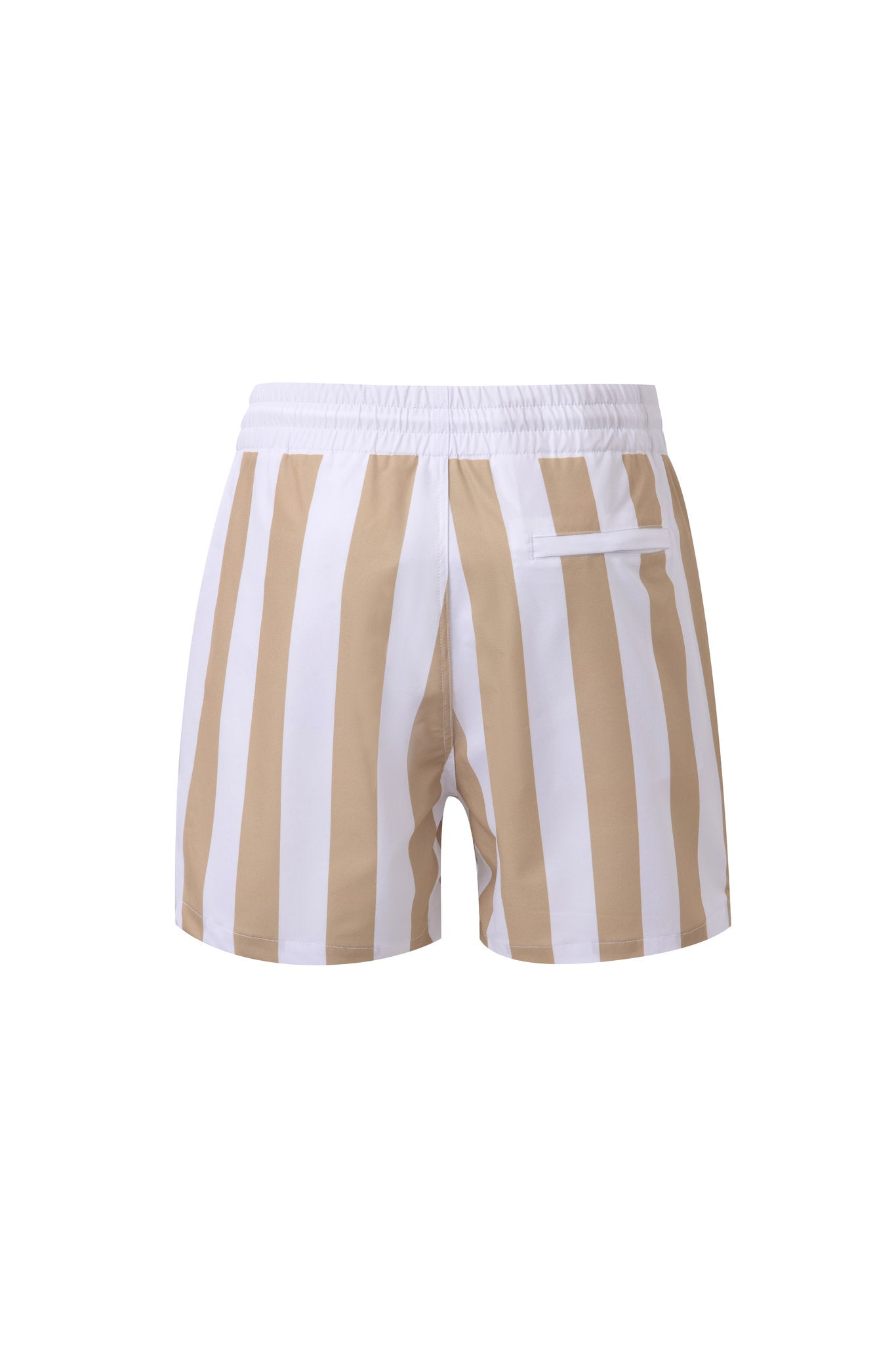 Swimming shorts-Stripe-Baige