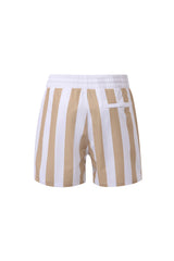 Swimming shorts-Stripe-Baige