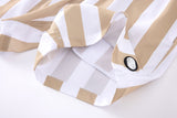 Swimming shorts-Stripe-Baige