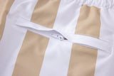 Swimming shorts-Stripe-Baige