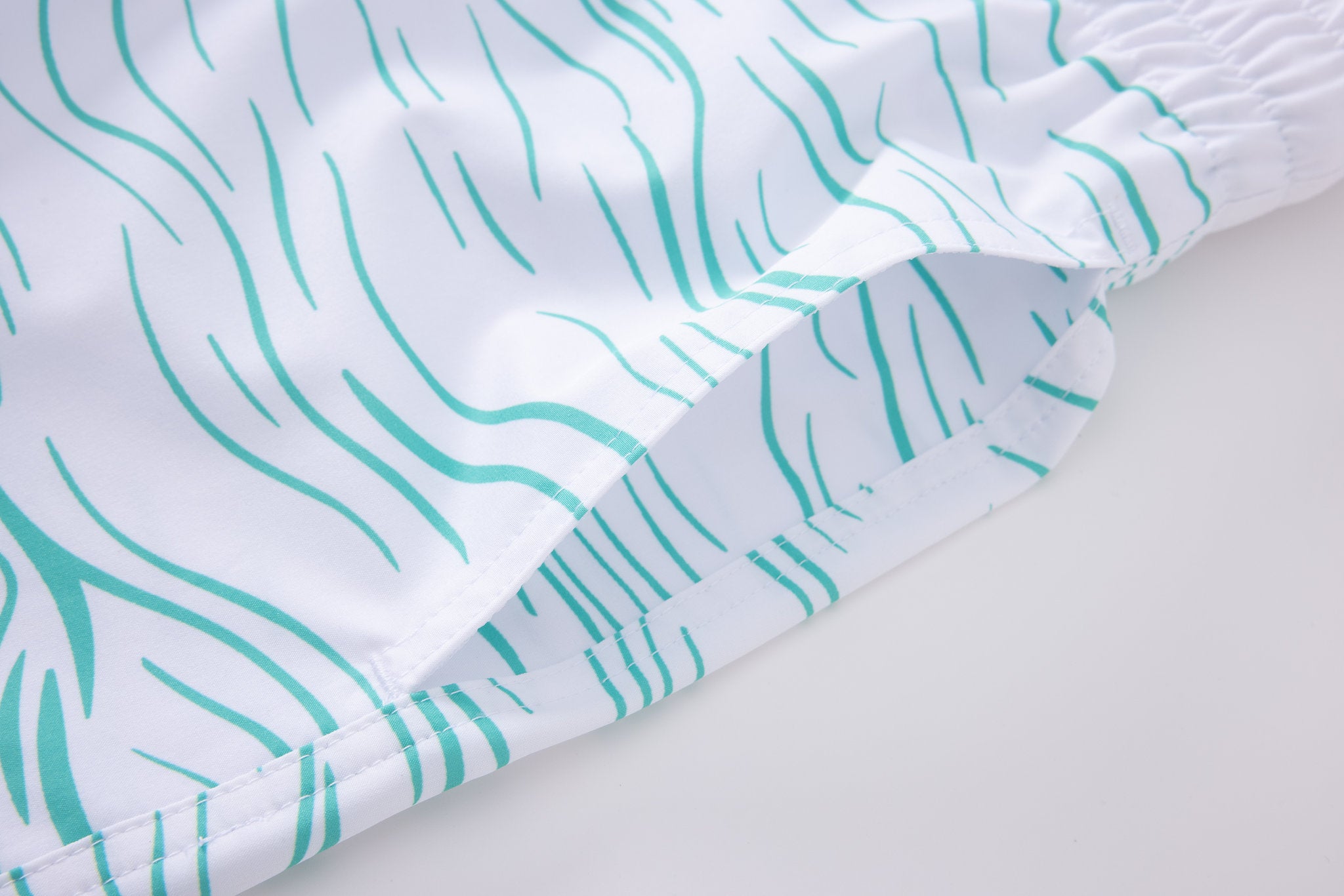 Swimming shorts-Waves-Green