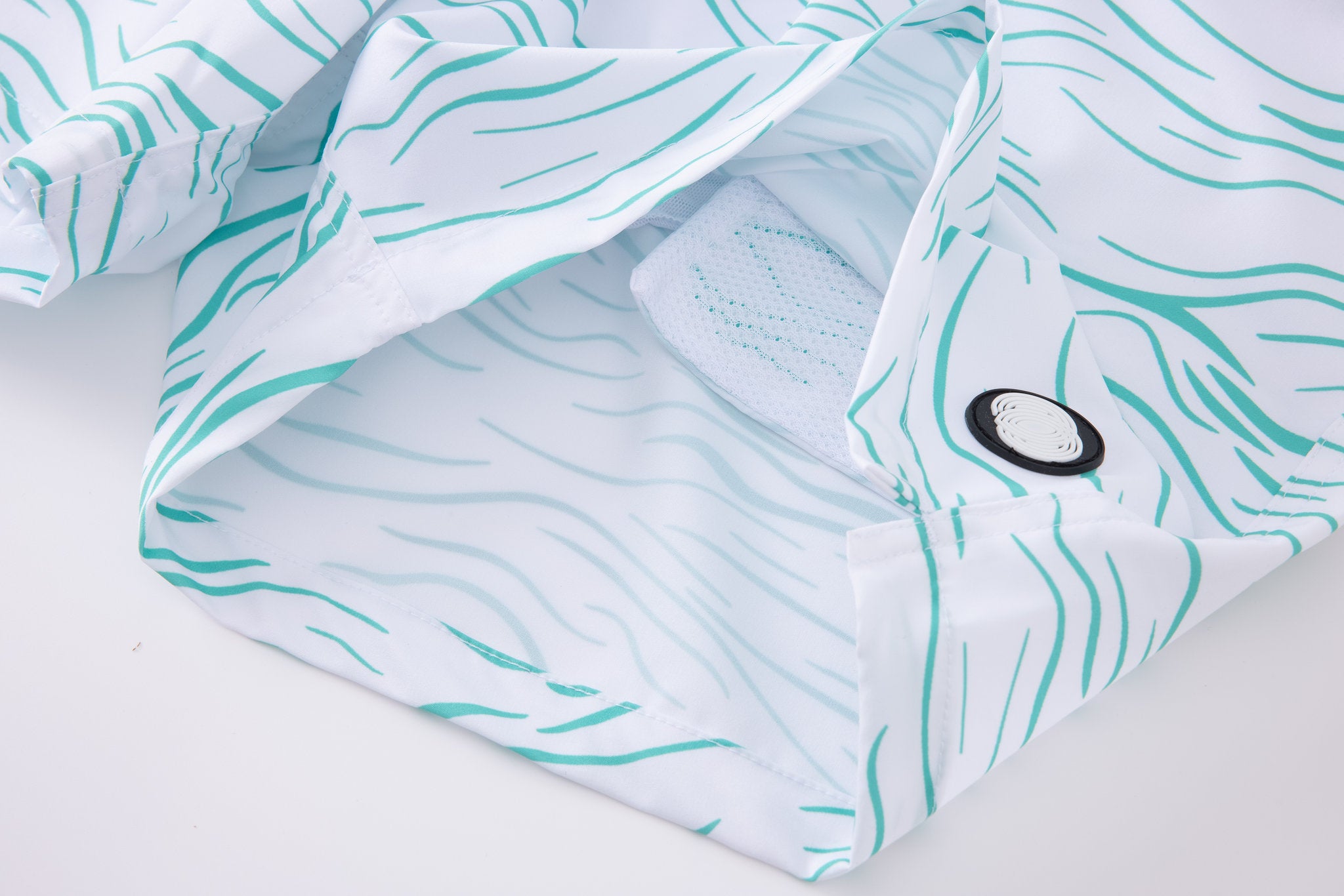 Swimming shorts-Waves-Green