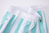 Swimming shorts-Stripe-Mint-Green