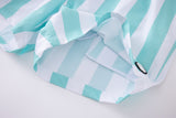 Swimming shorts-Stripe-Mint-Green