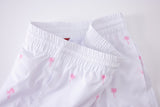 Swimming shorts-Plams-White