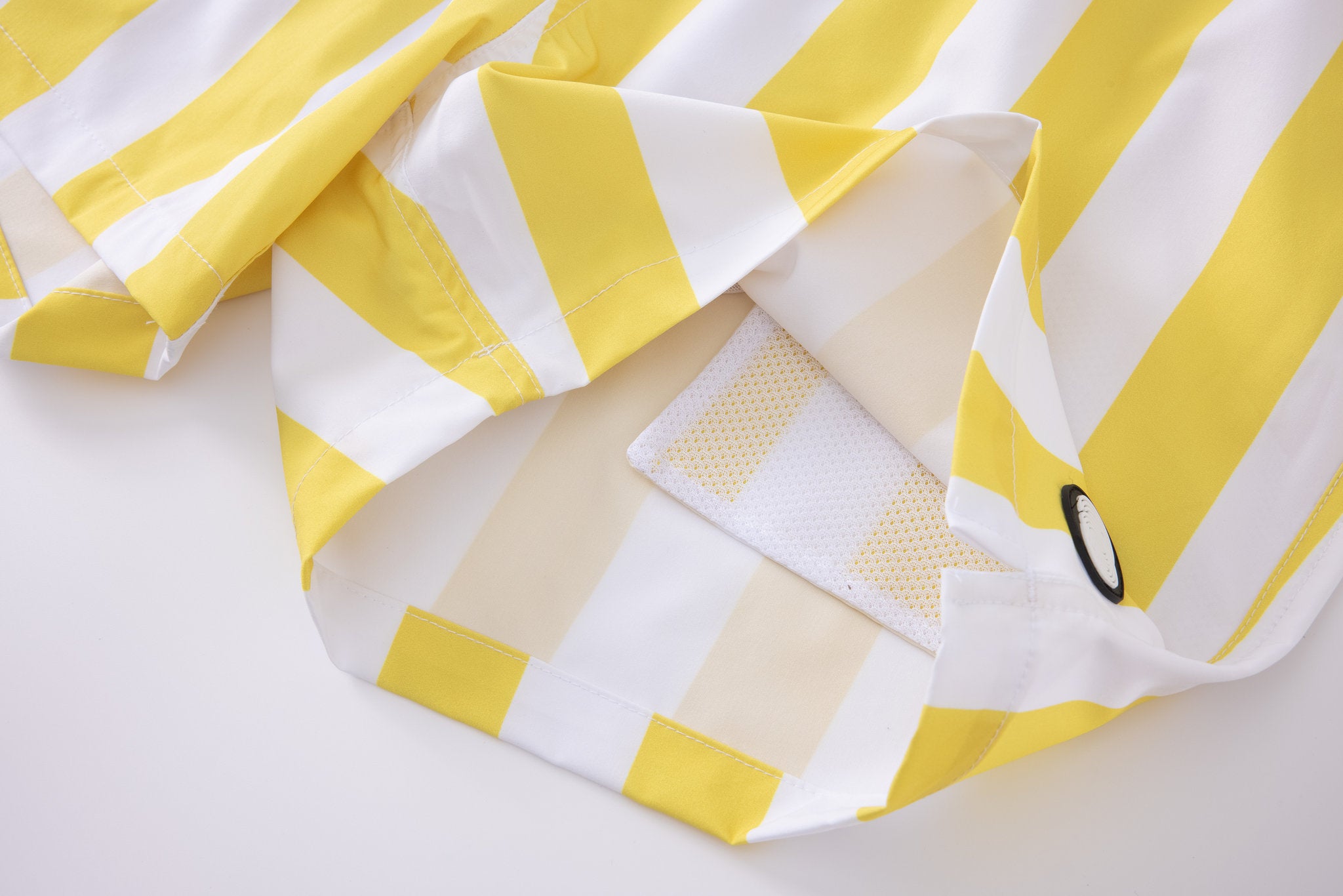 Swimming shorts-Stripe-Yellow