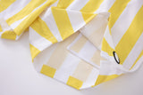 Swimming shorts-Stripe-Yellow